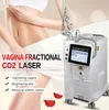 Direkt effektiv 60W RF -rör CO2 -fraktionell laser Acne ärr Borttagning Maskinhud föryngring fräknar sträckmärken Borttagning Vaginal Dra åt 10600 nm laser