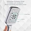 6 Modes Bathroom Shower Head with 1.5m Hose,HKNOKE Silver Square High Pressure Universal Powerful Shower Head