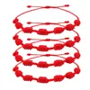 7 Knots Red String Bracelet Good Luck Amulet Friendship bracelet