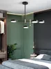 Chandeliers Modern Minimalist Creative Personality Bedroom LED Chandelier Nordic Postmodern Home Restaurant Designer Living Room Lighting