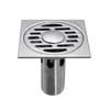 Other Bath Toilet Supplies 10*10cm Stainless Steel Floor Drains Anti-odor Drainer Bathtub Ground Leakage Shower Strainer Cover Kitchen Bathroom Accessories 230607