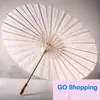 Parapluies de papier de mariage de mariée de luxe Parasols Parapluie artisanal chinois uni fait à la main pour ornements suspendus Diamètre: 20-30-40-60cm