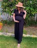 Sukienka macierzyńska do zdjęcia lady fotografii rekwizyty kobiety kwiatowy nadruk seksowne sukienki w ciąży 2023 Długie sukienki sesji żeńskiej