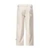 Pantaloni da uomo Nylon Quick Dry Pieghe al ginocchio Gamba larga Baggy Cargos Pantaloni da uomo con coulisse in vita Pantaloni casual dritti Y2K Oversize Loose