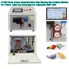 Touch Screen 2 Wheel Pipe Cutting Machine LY-302 Automatic Wire Tube Sleeving Cutter 220/110V For 1-8mm Cable Line 10000-2000/h