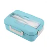 Dinnerware Sets Adults Bento Box Leakproof Lunch Containers Cute Boxes Kids Chopsticks Dishwasher Microwave Safe Container