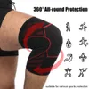 Łożysko kolanowe jeźdź siła 1 komputer elastyczny do sportowego gimnastycznego sprzętu fitness nylon nylon kneepad Brace Running Protector Volleyball Support 230608