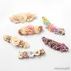 Hair Accessories Flower Headband Baby Elastics Bands Princess Headbands For Girls Handmade Infant Hairbands Tiara Newborn Photo R230608