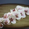 110CM 11 Cabeças Seda Orquídea Phalaenopsis Flores DIY Casamento Buquê Floral Plantas Artificiais Flores Falsas Decoração Da Casa