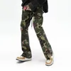Herrbyxor 2023 Fashion Camouflage Baggy Men Tracksuit Cargo Flare Joggger Sweatpants Hip Hop Long Trousers Pantalon Homme 230608