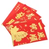 Embrulho para presente 160 unidades Ano Envelope vermelho Papel Cartões de casamento Envelopes chineses Favores R Pacotes Cerimônia Armazenamento de dinheiro