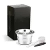 Tools 3pcs/set Nespresso Refillable Coffee Capsule Pod kit 46*26mm Stainless Steel Espresso Coffee filters For Verismo/K FEE/CBTL