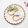 Hair Accessories Baby Ribbons Headband Child Bows Headbands For Girl Thin Band Handmade New Solid Color Headwear R230608