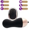 Vibratore telecomandato senza fili Giocattolo adulto del sesso Potente proiettile Vbrating Egg Prodotto per le donne Kegel Ball Massaggio erotico L230518