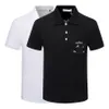 Erkekler Polo Yakası T-Shirt Tasarımcısı Spor Polo Gömlek Erkeklerin En İyi Mektup Nakış T-Shirt M-3XL-WT