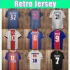 1998 1999 RONALDINHO Maglie da calcio retrò da uomo OKOCHA LEROY IBRAHIMOVIC Maglia da calcio casa lontano Uniformi classiche a manica corta