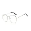 Moda armações de óculos de sol masculino vintage anti luz azul menos armação de óculos com grau redondo feminino lente miopia míope 0 1.0 1.5 2.0 a 6.0 230608
