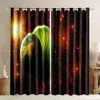 Gordijn Zonnestelsel Outer Space Window Verduisteringsgordijnen Voor Slaapkamer Pocket Starry Planet Galaxy Glitter Fantasy Kids