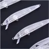 Yemler 100pcs lures Minnow boş Boş Boyun