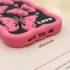 DHL gratuit gros mignon papillon 3D téléphone étui pour iphone 13 12 i11 14 Pro Max 13Pro 14pro 12pro luxe rose doux Silicone Protection couverture arrière