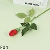 Decorative Flowers 1/3pcs Rose Artificial Long Stem With Leaves Real Touch Simulation Branches For Wedding Home Decoration Fake Flower