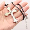 Pendant Necklaces Natural Mother Of Pearl Shell Cross Shape Necklace Jesus Neck Chain Luxury Jewelry Gifts For Men Women