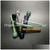 Smoking Pipes Wholesale Dhs Pyrex Oil Burner Pipe Mticolor Glass Straight Type New Arrivals Sw37 Drop Delivery Home Garden Household Dhvqt