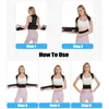 Back Massager Posture Corrector för män Kvinnor HUching Back Support Health Care Shoulder Brace Straceener Belt Trainer CLAVICLE SPIN LUMBAR 230607