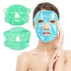 Masseur pour le visage Gel de glace Masque pour le visage Anti-rides Soulage la fatigue Raffermissant pour la peau Spa Thérapie par le froid Pack de glace Massage de refroidissement Beauté Outil de soins de la peau 230607