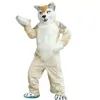 costumi professionali della mascotte di Fursuit del cane di Fox Costumi di Halloween Fancy Party Dress Personaggio dei cartoni animati Carnevale Natale Festa di compleanno pubblicitaria di Pasqua