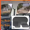 Nieuwe Universele Opvouwbare Auto Zonneschermen Auto Zijruit Achterruit Mesh Zonnescherm Cover Vizier Reflector Auto Exterieur Accessoires