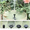 Décorations de jardin Fontaine de pompe à eau solaire avec 6 buses Aquarium Wave Maker Accessoire décoratif pour piscine de bain d'oiseau submersible 230607