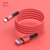 5A Liquid Silicone Super Fast Charge Cable Micro USB Type C Cable för Samsung Huawei Xiaomi One Plus laddningstråd Datakabel