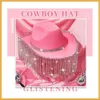 Wide Brim Hats Bucket Fringe Cowgirl Hat Bling Diamond Cowboy Western Glitter For Women Disco Rave Party Costume 230608