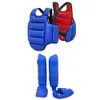 Équipement de protection Uniforme de karaté Sparring Gear Set Leg Guard Arts martiaux Gants de boxe Équipement d'exercice Formation Taekwondo Chest Body Protect 230607