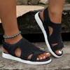 Sandaler 2023 Summer Casual Shoes Women Sport Crystal Flats Fashion Walking Slippers Beach Flip Flops Running Slides