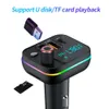 Portable Speakers USB Car Bluetooth Car Transmitter LED Handsfree Call with Player Speaker