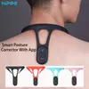 Outros itens de massagem Hipee Smart Posture Corrector Device Realtime Back Posture Corrector Training Monitoring Corrector Adulto Criança 230607