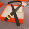 أحزمة مصممة للسيدات أزياء حزام جلدي أصلي نسبة عكسية حزام حزام حزام الخصر Cintura ceintures أحزمة قابلة للعكس 23686D