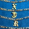 Bracelets de cheville 2023 couleur or lettre initiale Bracelet pour femmes A-Z Alphabet réglable mode cheville plage pieds nus pied bijoux