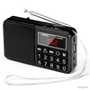 Portable luidsprekers Digitale draagbare radio AM Super Bass Stereo Radio Spreker met USB AUX -knop Oplaadbare batterij