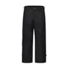 Pantaloni da uomo Nylon Quick Dry Pieghe al ginocchio Gamba larga Baggy Cargos Pantaloni da uomo con coulisse in vita Pantaloni casual dritti Y2K Oversize Loose