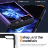 Metal Bracket Cases For Samsung Galaxy Z Flip 5 Case Armor Rugged Drop Protection Cover