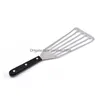 Carne Pollame Strumenti Bardana Pala Acciaio inossidabile Manico in legno Cucina Mtifunction Bistecca Pesce fritto Anguilla Pale Strumento Dbc Vt0838 D Dh83M