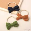 Accessori per capelli Crochet Knit Baby Headband Bowknot per bambina Fasce per capelli Fasce elastiche per capelli Neonati Autunno Inverno Bende R230608