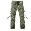 Pantalons pour hommes hommes Cargo armée vert grandes poches décoration hommes décontracté lavage facile automne coton pantalon grande taille 42 230608