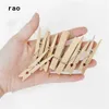 Bagklämmor gjorda i Kina 25mm 35mm 45mm 60mm 72mm LOG TRÄ PO Klädtyp Craft Decoration School Office Clips 230607