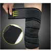 Elbow Knee Pads 1PC 40180cm High Elasticity Compression Bandage Sports Kinesiology Tape for Ankle Wrist Calf Thigh Wraps Support Protector 230608