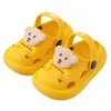 Slipper Beach Shoes Kids Baby Slippers Girls Cartoon Bear Anticollision Toe Nonslip Soft Sole Home Children Boy Garden Sandal 230608