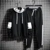 Men's Tracksuits Spring Autumn Men's Clothing Set Hoodies And Sweatpants Two Piece Fashion Streetwear Hip Hop Sport Casual Suit Tracksu